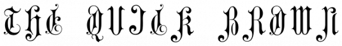 Gothic Initials Four Font Preview