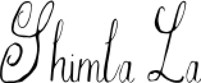 Shimla La Font Preview