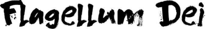 DK Flagellum Dei Font Preview