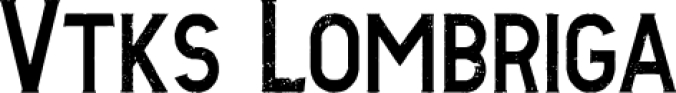 Vtks Lombriga Font Preview
