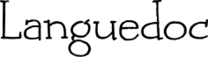 DK Languedoc Font Preview