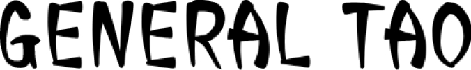 CF General Ta Font Preview