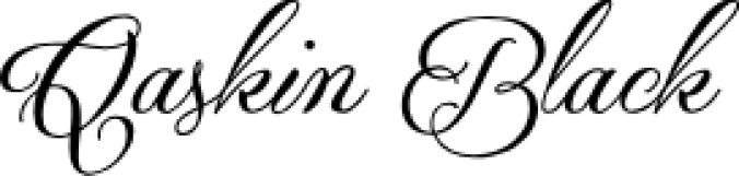 Qaski Font Preview