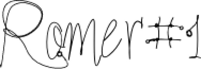 Romer Font Preview