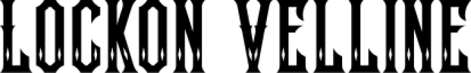 Lockon Velline Font Preview