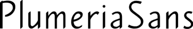 Plumeria Sans Font Preview