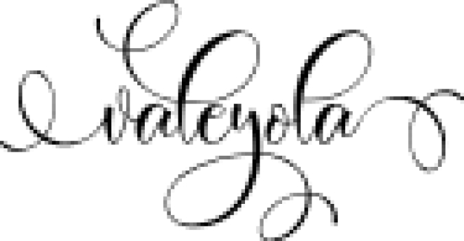 Valeyola Font Preview