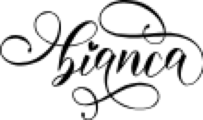 Bianca Font Preview