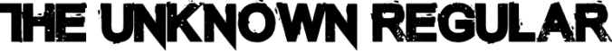 The Unknow Font Preview