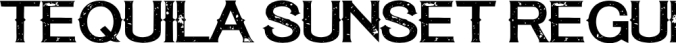 Tequila Sunse Font Preview