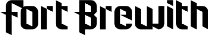 Fort Brewith Font Preview
