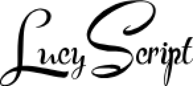 Lucy Scrip Font Preview