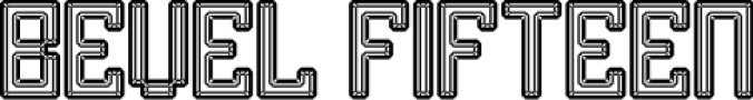Bevel Fiftee Font Preview