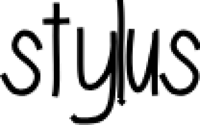 Stylus Font Preview