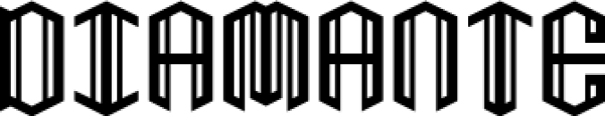 Diamante Font Preview