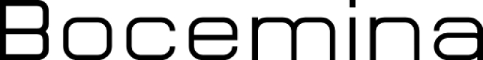 Bocemina Font Preview