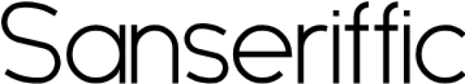 Sanseriffic Font Preview