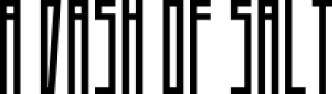 A Dash of Sal Font Preview