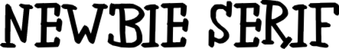 Newbie serif Font Preview