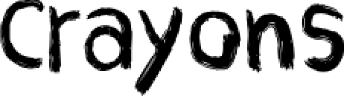 CF Crayons Font Preview