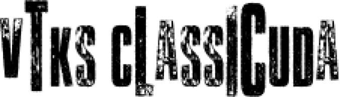 Vtks Classicuda 3 Font Preview