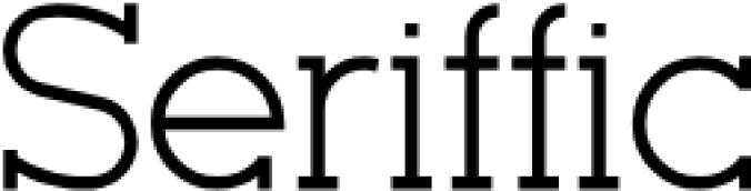 Seriffic Font Preview