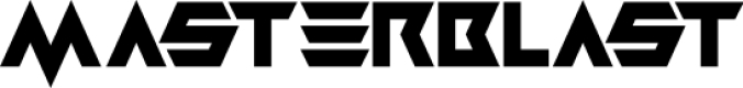 Masterblas Font Preview