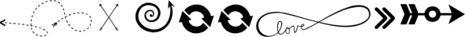 KG Arrows Font Preview