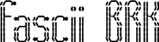 Fascii BRK Font Preview