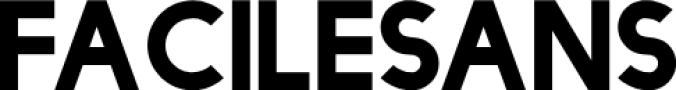 Facile Sans Font Preview