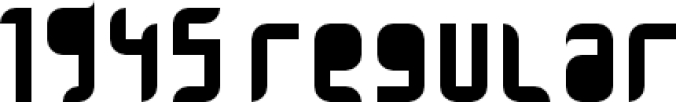1945 Font Preview
