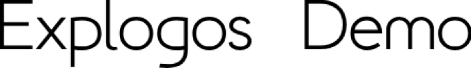 Explogos - Dem Font Preview