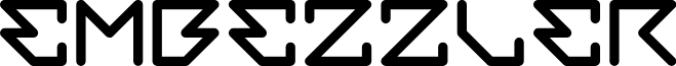 Embezzler Font Preview