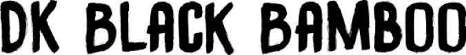 DK Black Bamb Font Preview