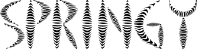 Springy Font Preview