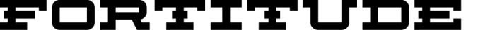 Fortitude Font Preview