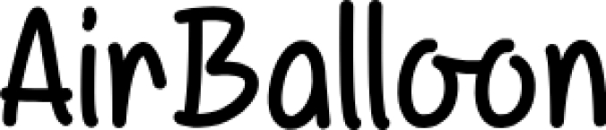 Mf Air Ball Font Preview