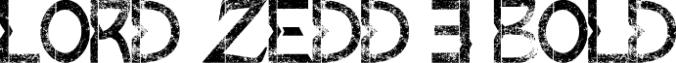 Lord ZeDD 3 Font Preview