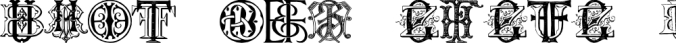 Sughayer Initials_01 Font Preview
