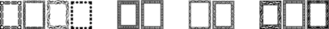 Vintage Frames_23 Font Preview