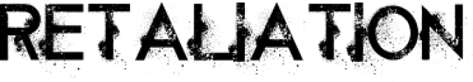 Retaliati Font Preview