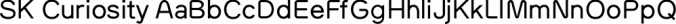 SK Curiosity Font Preview