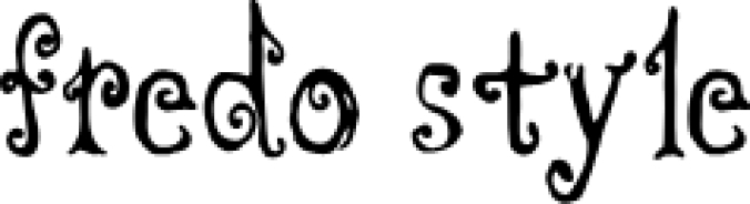 CF Fredo Style Font Preview