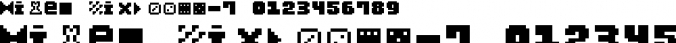 Pixel Dingbats-7 Font Preview