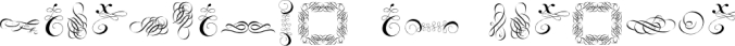 Cornucopia of Ornaments Font Preview