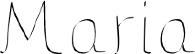 Maria Font Preview
