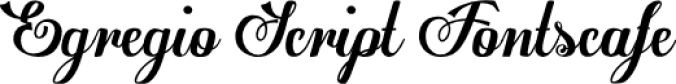 Egregio Script_dem Font Preview