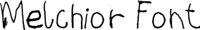 Melchior Font Preview