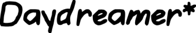Daydreamer Font Preview