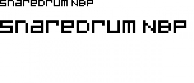 SnareDrum One NBP Font Preview